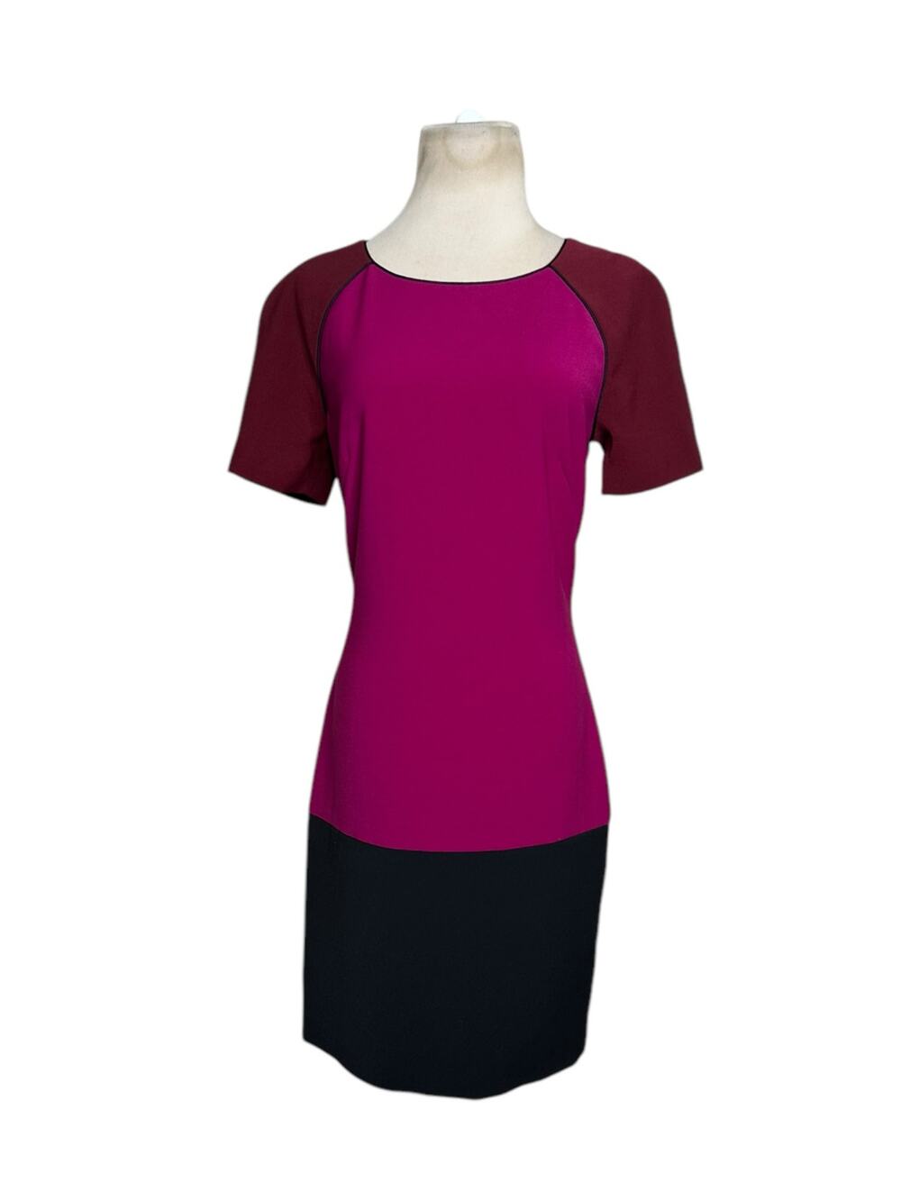 Jonathan Simkhai Purple Black Colorblock Dress Work Office Cocktail Women’s XS